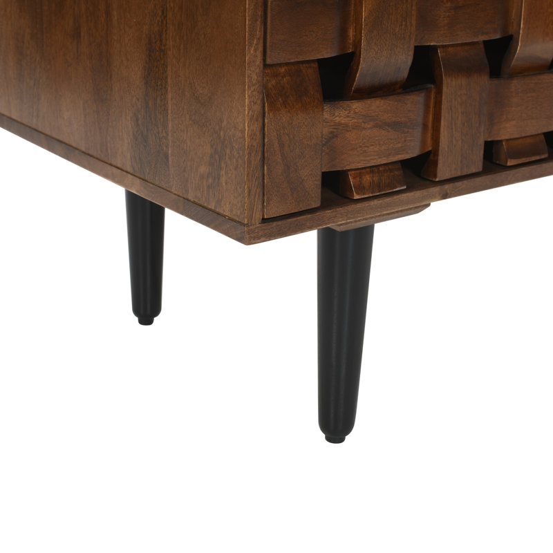 木製キャビネット サイドボード Wade Logan Wade Logan® Wade Logan Branstetter Solid Wood Accent Cabinet